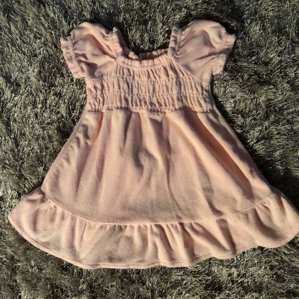 Pink Koala Kids Terrycloth dress Sz 12mos